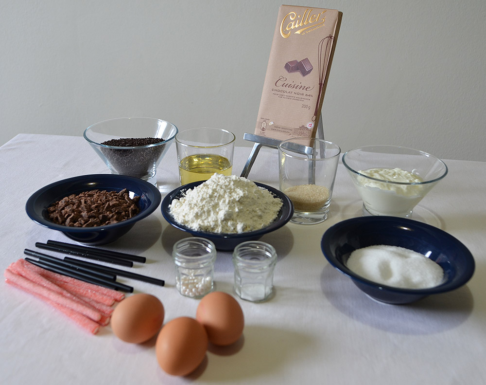 Ingredients for cake