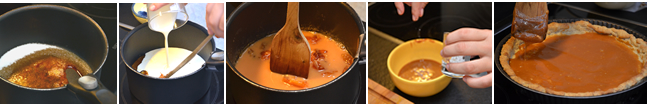Preparation creme caramel