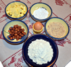 Ingredients for cake
